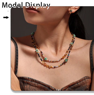 Crystal Gold Necklace