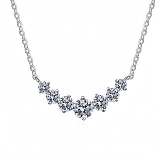 Zircon Silver Pendant Necklace