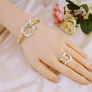 Gold Choker Jewelry Set