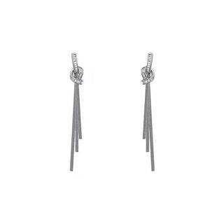 Zircon Gold Stud Earrings