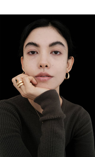 Gold Hoop Earrings