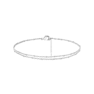 Gold Silver anklet 4