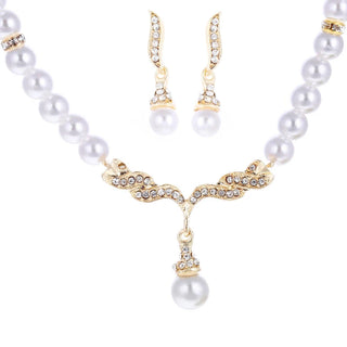 Pearl Pendant Jewelry Set 3