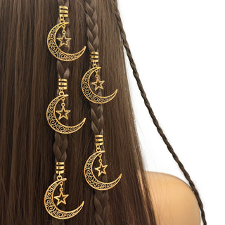 Star Moon Hair Barrette
