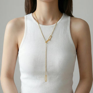 Gold Stainless Pendant Necklace