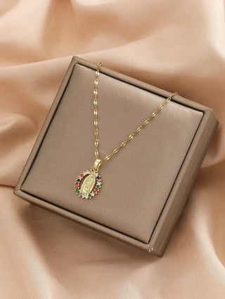 Zircon Star Pendant Necklace