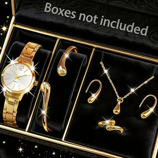 Gold Pendant Jewelry Set
