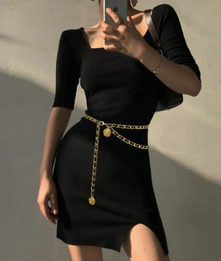 Floral Chain Waist Belt 2