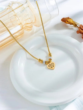 Zircon Crystal Pendant Necklace