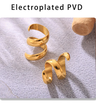 Gold Stainless Ring 6