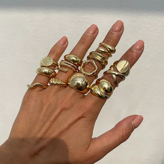 Gold Silver Ring 3