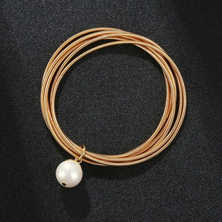Pearl Gold Bracelet