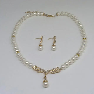 Pearl Pendant Jewelry Set 3