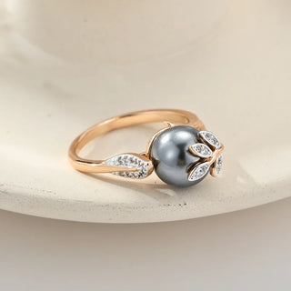 Pearl Zircon Ring 3