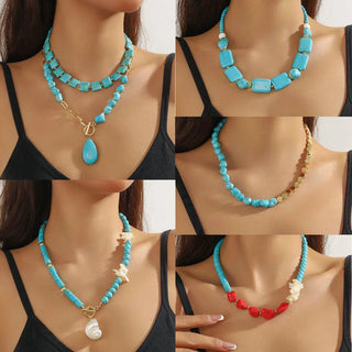 Beaded Pendant Necklace