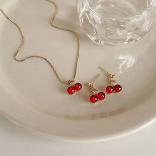 Gold Pendant Jewelry Set 2