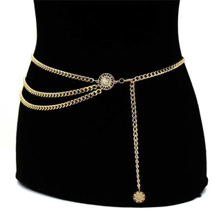 Silver Tassel Waist Belt
