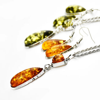 Silver Chain Jewelry Set