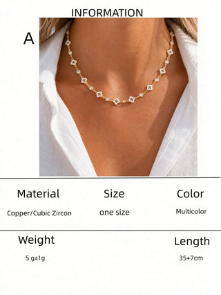 Zircon Stainless Necklace