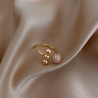 Zircon Gold Ring 10