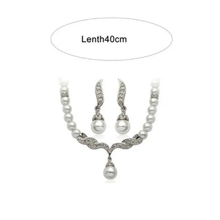 Pearl Pendant Jewelry Set 3