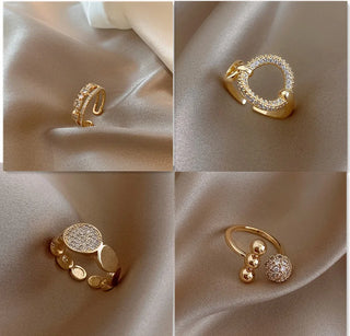 Zircon Gold Ring 10