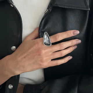 Crystal Heart Ring