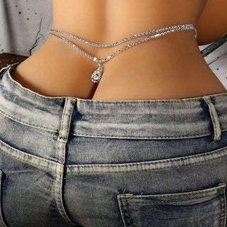 Crystal Rhinestone Waist Chain