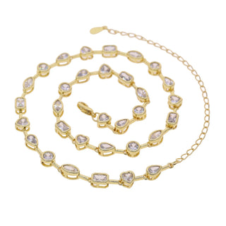 CZ Gold Necklace