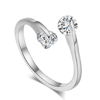 Crystal Zircon Ring 4