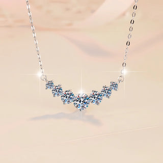 Zircon Silver Pendant Necklace