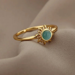 Zircon Gold Ring 21