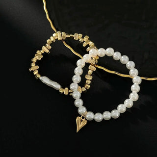 Pearl Heart Pendant Necklace
