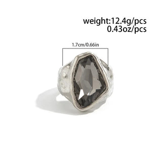 Crystal Heart Ring