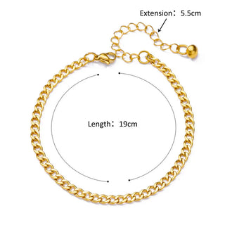 Gold Stainless Anklet 2