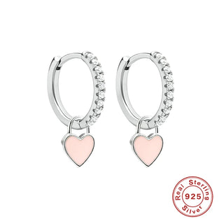 Crystal Zircon Hoop Earrings