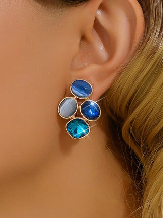 Unique Colorful Stud Earrings