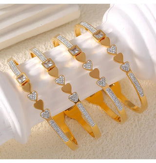 Zircon Gold Bracelet 6