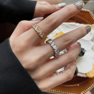 Zircon Gold Ring 7