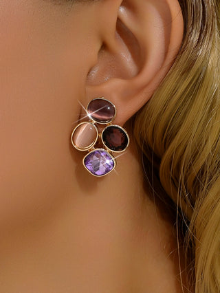 Unique Colorful Stud Earrings