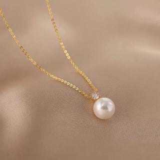 Pearl Zircon Jewelry Set