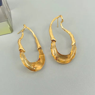 Modern Design Drop Earrings