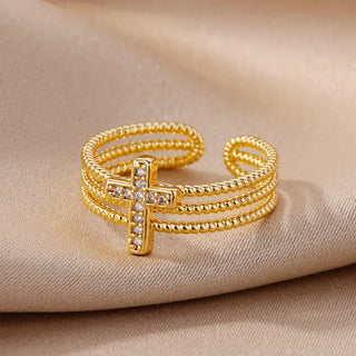 Zircon Gold Ring 21