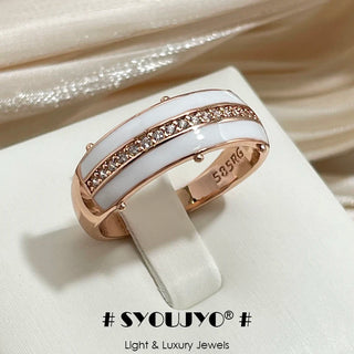 Zircon Rose Gold Ring