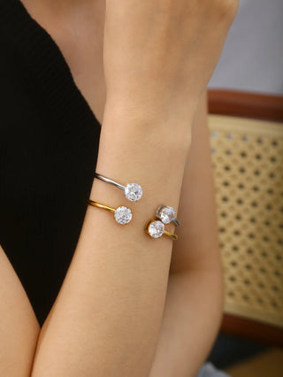 Crystal Gold Bracelet
