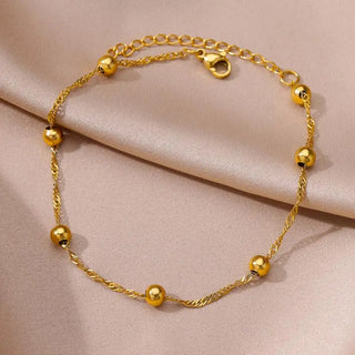 Gold Stainless Anklet 2