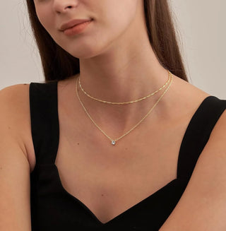 Zircon Crystal Choker Necklace