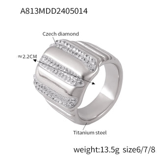 Zircon Gold Ring 15