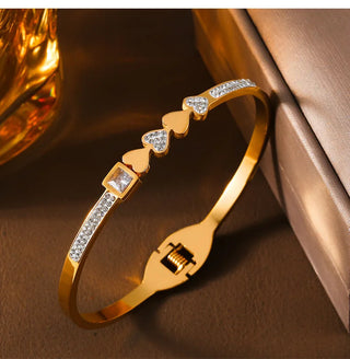 Zircon Gold Bracelet 6