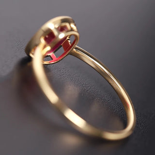 Zircon Gold Ring 11